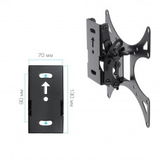 Настенный кронштейн для LED/LCD телевизоров Arm Media LCD-301 black