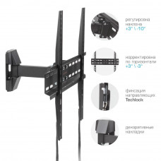 Настенный кронштейн для LED/LCD телевизоров Arm Media LCD-413 black