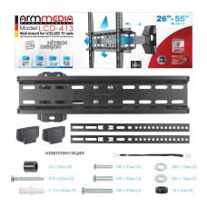 Настенный кронштейн для LED/LCD телевизоров Arm Media LCD-413 black