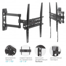 Настенный кронштейн для LED/LCD телевизоров Arm Media LCD-414 black