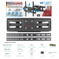 Настенный кронштейн для LED/LCD телевизоров Arm Media LCD-417 black