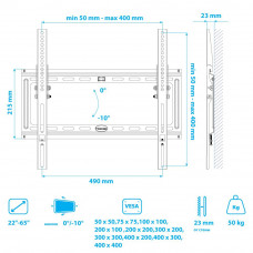 Настенный кронштейн для LED/LCD телевизоров Kromax IDEAL-4 white