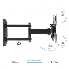 Настенный кронштейн для LED/LCD телевизоров Kromax OPTIMA-214 black