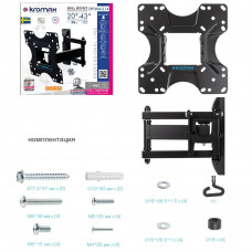 Настенный кронштейн для LED/LCD телевизоров Kromax OPTIMA-214 black