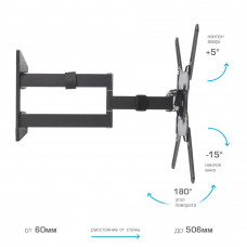 Настенный кронштейн для LED/LCD телевизоров Kromax OPTIMA-406 grey titan