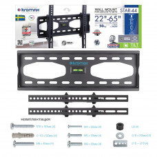 Настенный кронштейн для LED/LCD телевизоров Kromax STAR-44 grey titan