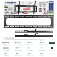 Настенный кронштейн для LED/LCD телевизоров Kromax STAR PRO-112 black
