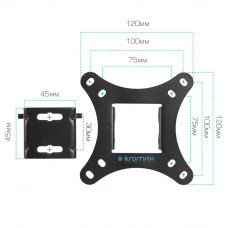 Настенный кронштейн для LED/LCD телевизоров Kromax VEGA-6 black