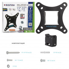 Настенный кронштейн для LED/LCD телевизоров Kromax VEGA-6 black