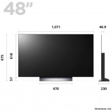 Телевизор LG OLED48C3RLA